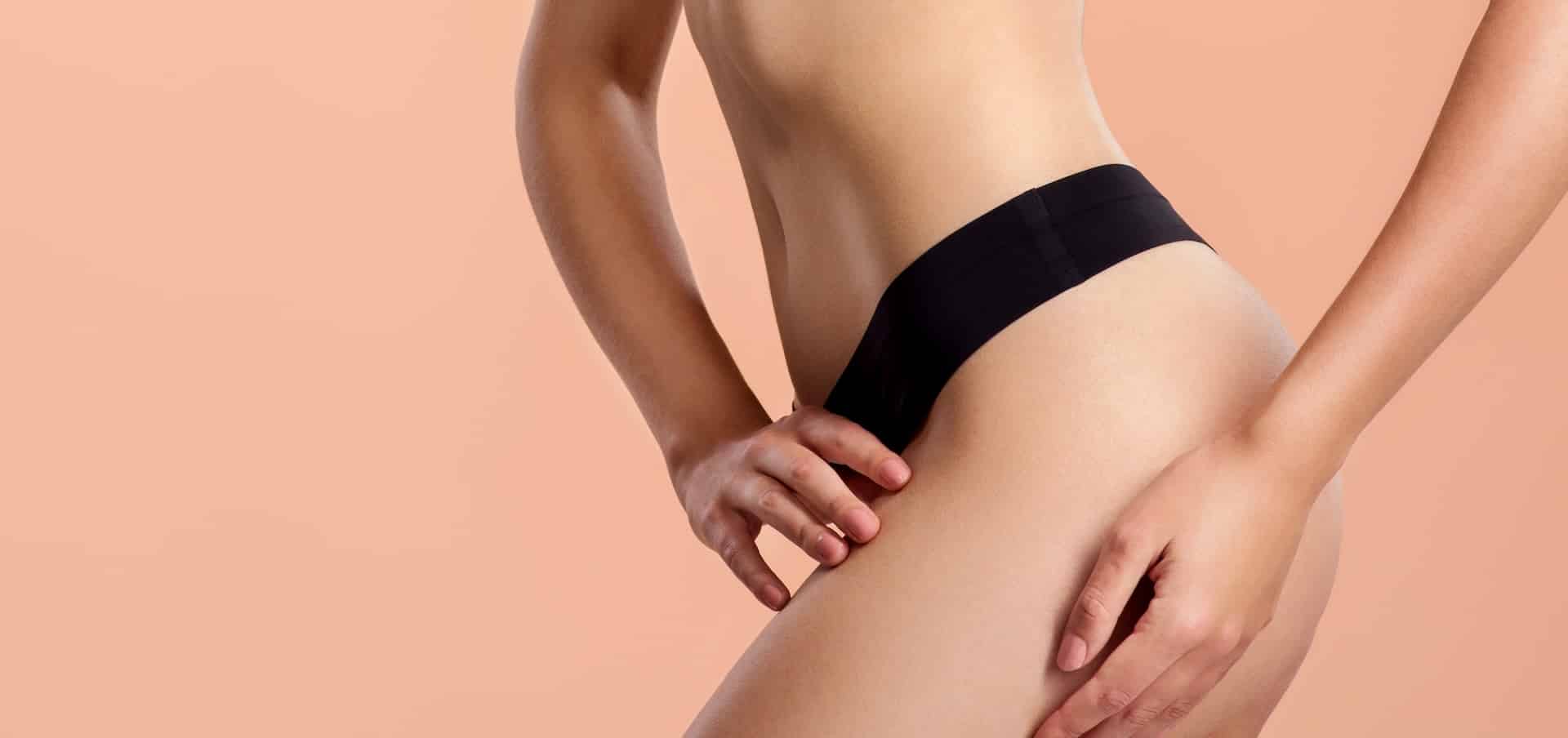 Young woman with a beautiful and healthy body. Sexy woman with a perfect body.